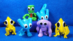 Rainbow Friends Figures Set Of 6 Lot Phat Mojo 2023, 2024