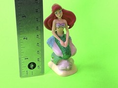 Princess Ariel Sitting Glitter Disney Store 3.5″ Figure Cake Topper PVC Toy