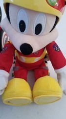 DISNEY MICKEY MOUSE Racing Adventure ROADSTER Racer Talking 14” Lights Sound