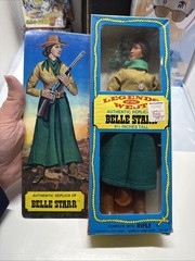 VTG Deadwood Dick Legends Of The West 1973 Excel Toy Corp 9.5″ Wyatt Earp Annie