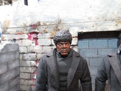 Custom painted head for Pulp Fiction’s “Jules” (Sam L Jackson) 1/12 kit bash