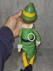 Buddy, the Elf Movie Talking Plush with 15 Phrases, Will Farrell Pull Plush