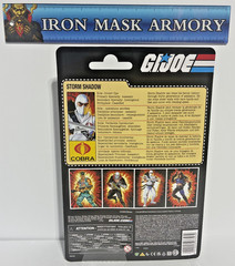 Storm Shadow Retro Cardback GI Joe Classified In Protective Case