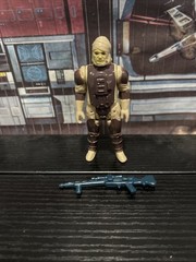 Vintage Star Wars ESB- Dengar Bounty Hunter Kenner 1980 Hong Kong Nice W Weapon