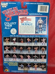 🔴 Vintage LJN Wrestling Superstars THE ROCK DON MAGNIFICENT MURACO 22 back 1985