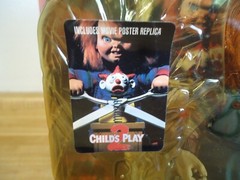 McFarlane Movie Maniacs “Chucky” Child’s Play 2 Figure with Replica Movie Poster