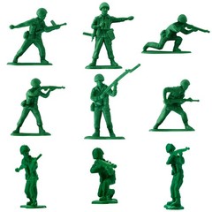 HAPTIME Toys for Boys, Toy Soldiers Set (50 pcs ) , Green Army Men Action Fig…