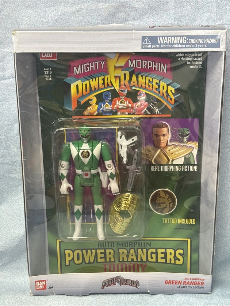 Brand New Sealed JDF Jason David Frank Morphin Green Ranger Tommy Legacy Collect