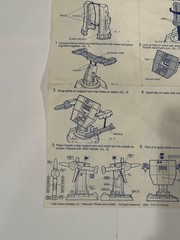 Air Defense ORIGINAL Blueprints Vintage 1985 Hasbro G.I.Joe ARAH