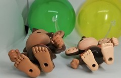 Super Monkey Ball AIAI and GONGON Sega Action Figures GamePro Series 1