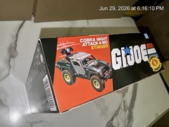 GI Joe Retro Collection – Cobra Night Attack 4-WD Stinger with Cobra Officer