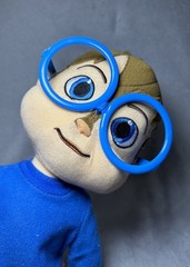 Alvin & Chipmunks Simon Blue Jeans 13” Plush 2017 Janice Karman Bagdasarian NWT