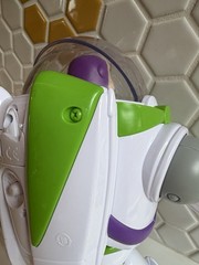 Toy Story Talking Buzz Light-year Figure With Karate Chop Motion and Sounds 12”