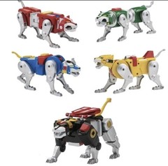 Voltron Classic Legendary Defender 40th Anniversary 5 Lion Set Playmates