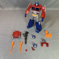 Masterpiece Transformers 4th Party KO Optimus Prime Version 3.0 Silver Legs