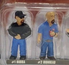 Set Of 3 Micro Icons Bikers Series 1 .All have magnetic feet 2000-2009 Original