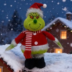 The Grinch Christmas Decoration with Extendable Legs NEW Extending Grinch US