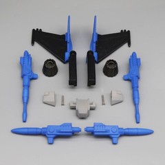 3D DIY Wing Skirt Armor Null Rays Weapon Upgrade Kit For SS86 Thundercracker