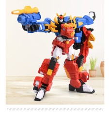 Toys MiniForce Super Dino Power FORCE TRIG Triceratops Rider Robot Knight Figure