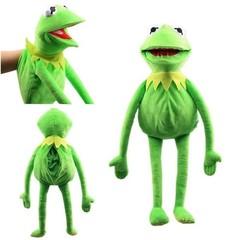 60CM Kermit Frog Plush Doll Soft Stuffed Hand Puppet Kids Gift
