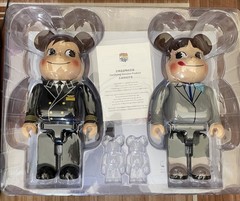 BE@RBRICK ANA Nippon Airways CAPTAIN Poco-chan & Attendant Peko-chan 400% ONLY