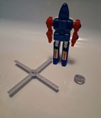 Vintage Tonka Gobots KO Cop-tur Red Arms Version Transformers Machine Robo RARE