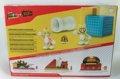 Nintendo Super Mario 3D World Cat Peach & Cat Mario Diorama Set w/ Bell