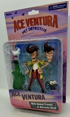 NEW! Ace Ventura Pet Detective Figure w Animal Friends Alt Head (NECA, 2020) 🔥