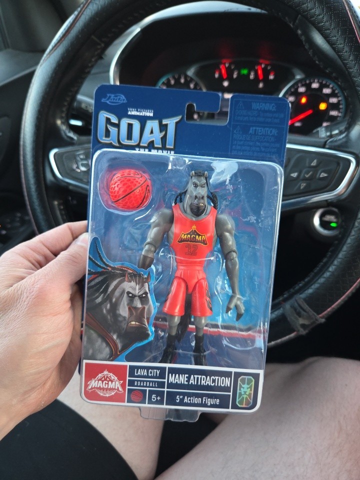 2026 Goat The Movie Mane Attraction 5″ Figure with Roarball Jada Toy NEW