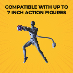 Action Figure Stand Wall Display | Flying Action Figure Display | Adjustable Arm