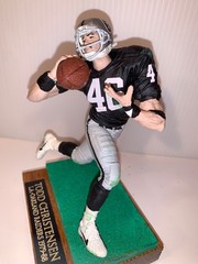 Custom NFL Mcfarlane football L.A./Oakland Raiders TE Todd Christensen legend