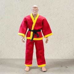 PB-KAT-RED: 1/12 Red Karate Gi uniform for Marvel Legends Shang-Chi (No figure)