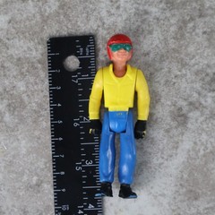 VTG Adventure People Fisher Price action figure toy 1976 stuntman motorcycle