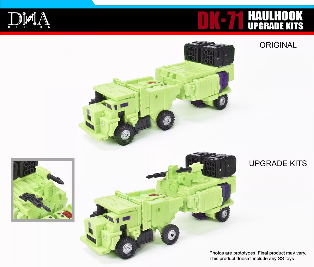 DNA Design DK-71 DK71 Upgrade Kit Haulhook for SS86 Long Haul Hook Devastator