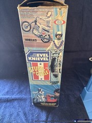1975 Evil Knieval Stunt Cycle Set with Original Box