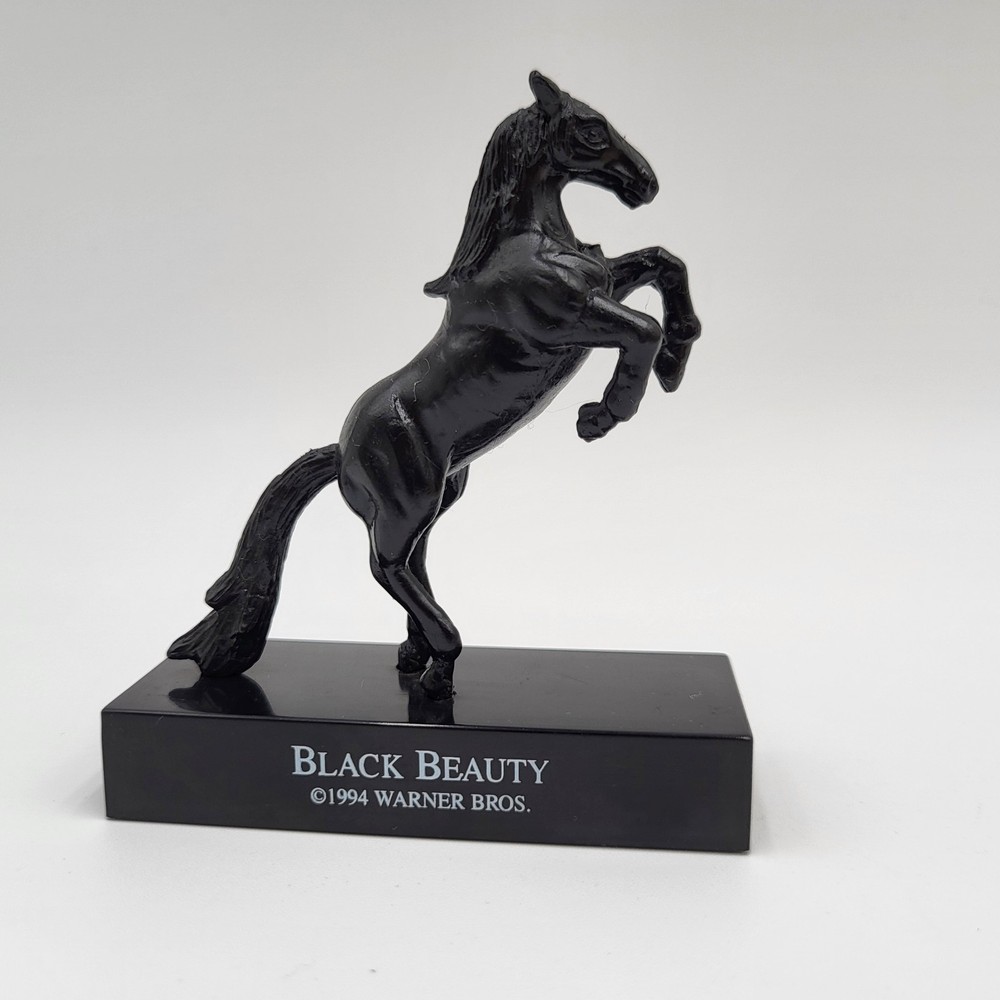 Vintage 1994 Warner Bros “Black Beauty” Horse Figurine ~Promotional Film