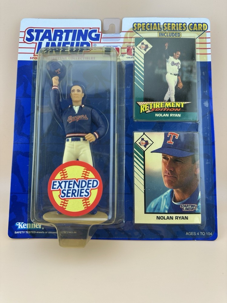 1993 NOLAN RYAN STARTING LINEUP FIGURE NIB RETIREMENT Edition Extended Series
