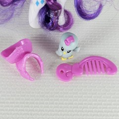 My Little Pony G4 Rarity Brushable Figure 3″ w/ Accessories & Pet Bird