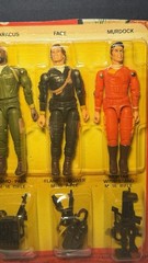 Galoob A-Team Soldiers of Fortune Hannibal Baracus Face Murdock Cut Card Sealed