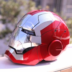 1:1 AUTOKING Iron Man MK5 Helmet Wearable Mask Voice Control Cosplay Props Gift