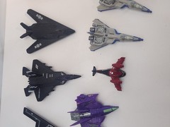 Die-cast And Plastic Plane Lot Of 12, Fighter, Starwars, Disney, Mattel, Buzz