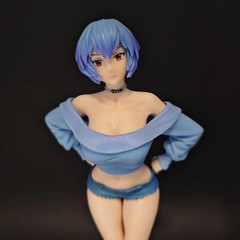 Ayanami Rei19cm Japanese Anime Girl Pvc Action Figure Toy Gk Game Statue Adult