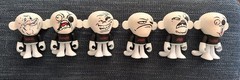 Crappy Cat Meme Troll Monkey Lot Set 3″ Vinyl Jamungo UNACAT VanBeater Internet