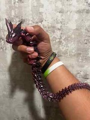 3D Printed Crystal Dragon Office Desktop Fish Tank Fidget Toys Stuffer Gift