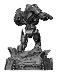 3D Printed Fan Art Gipsy Danger Sculpture by Wicked3d