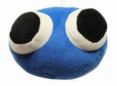Rainbow Friends 6″ Chap. 2 Cyan Blue Looky Stuffed Plush Toy w/Nylon String Loop