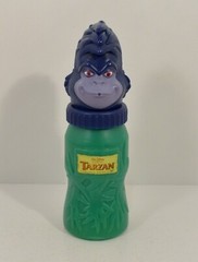 RARE 2005 Terk 6.75″ McDonald’s EUROPE Movie Figure Drink Bottle Disney Tarzan