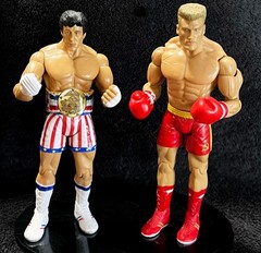 ROCKY vs DRAGO • RUSSIA FIGHT • ROCKY IV JAKKS FIGURES