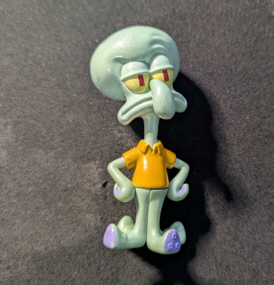 Squidward Tentacles Metal Figs SpongeBob Mini Action Figure Die Cast 2.5″ Loose