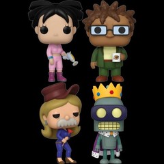 Funko POP TV Shows Futurama Complete Set Of 4 Vinyl Figures New